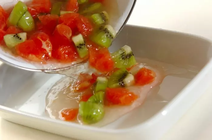 サッパリフルーツカンの作り方4