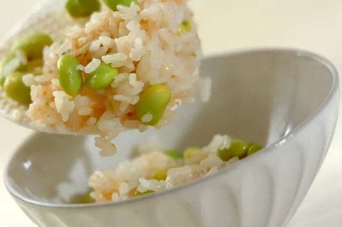 たっぷり枝豆入りご飯の作り方3