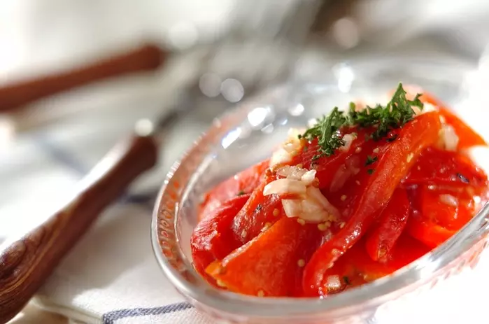 焼きパプリカのマリネ