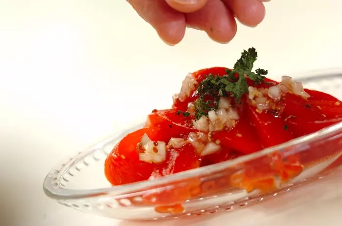 焼きパプリカのマリネの作り方2