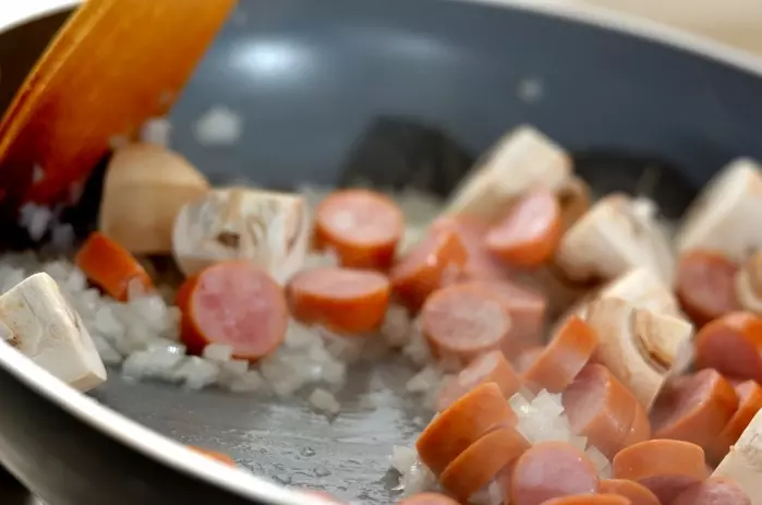 ふわふわ卵のオムライスの作り方2