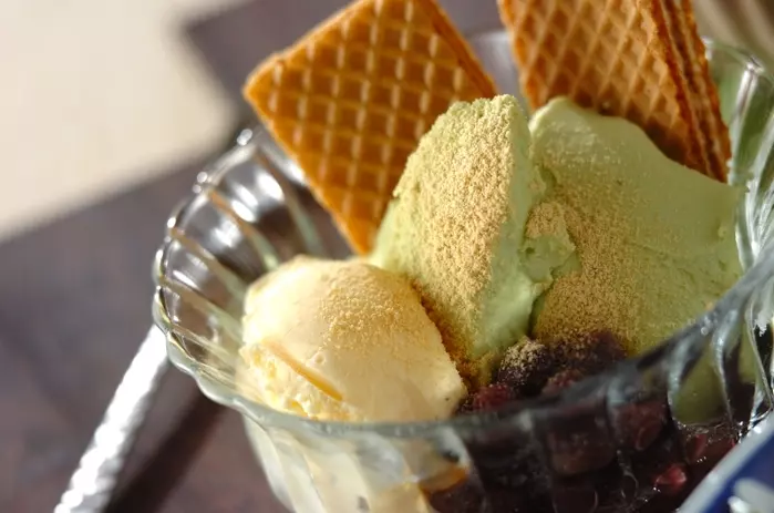 抹茶のレアチーズ