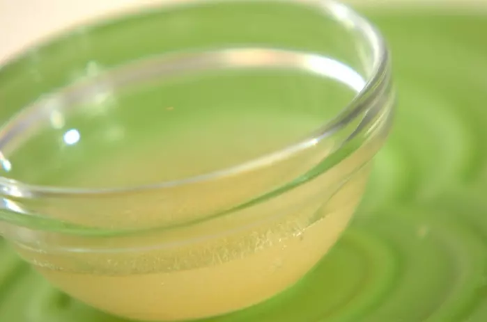 抹茶のレアチーズの下準備2