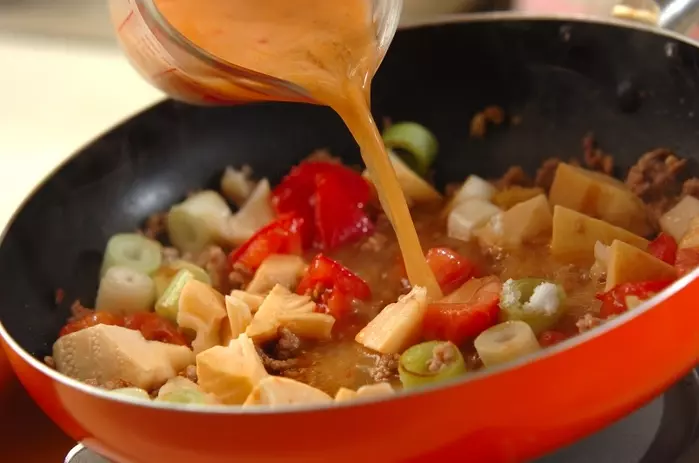 麻婆ナスの作り方3