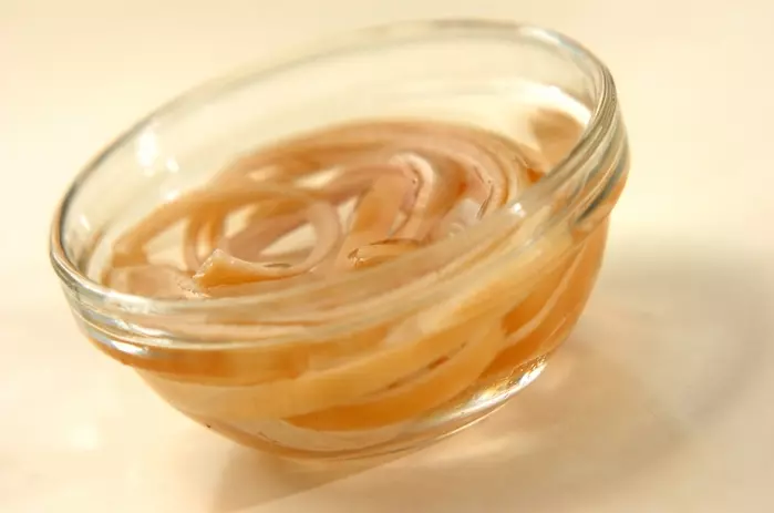 卵入り板麩のお吸い物の下準備1