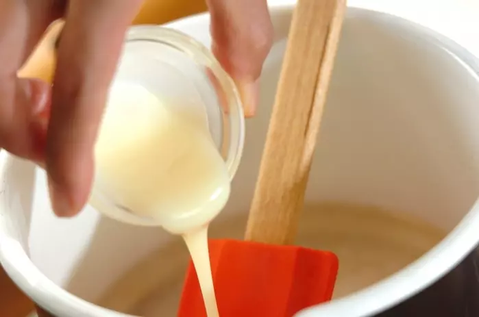 抹茶のミルクカンの作り方1