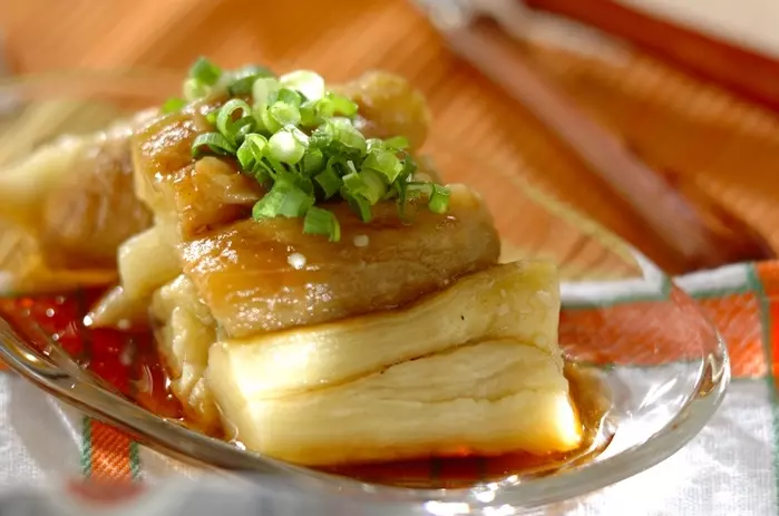 冷やし焼きナスのサラダ