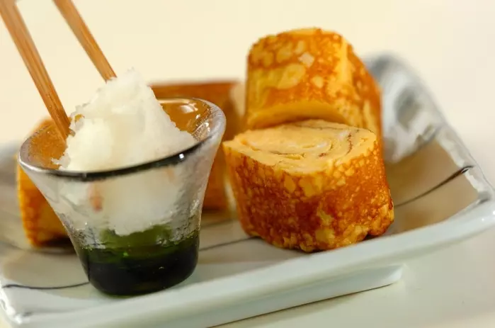 おろし添えだし巻き卵の作り方4