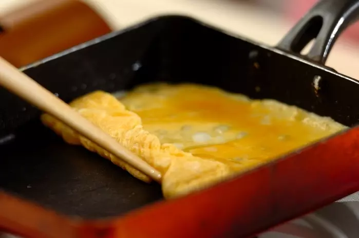 おろし添えだし巻き卵の作り方1