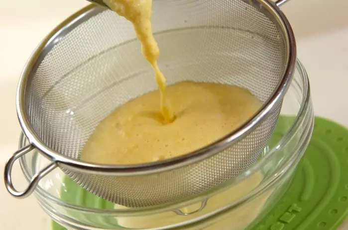 フレッシュコーンの豆乳スープの作り方2