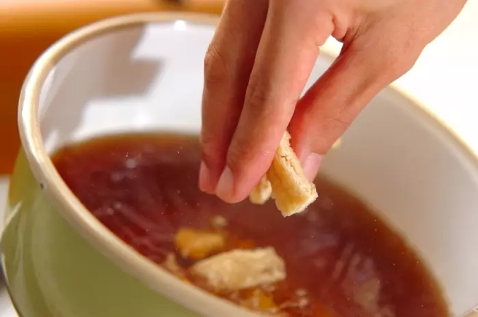 白菜とゼンマイの煮浸しの作り方1