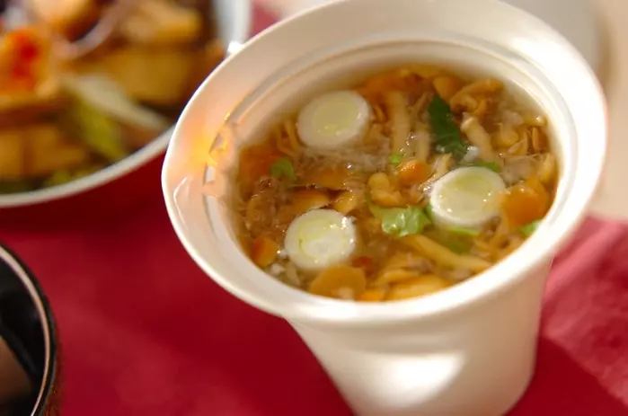 ナメコのおろし汁