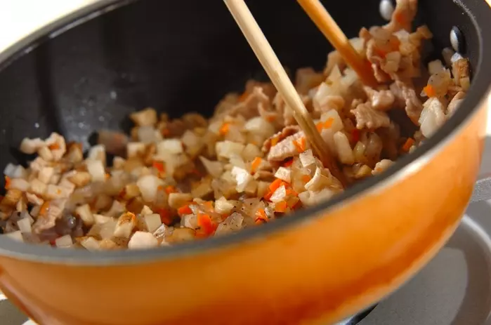 具だくさん炊き込み玄米ご飯の作り方1