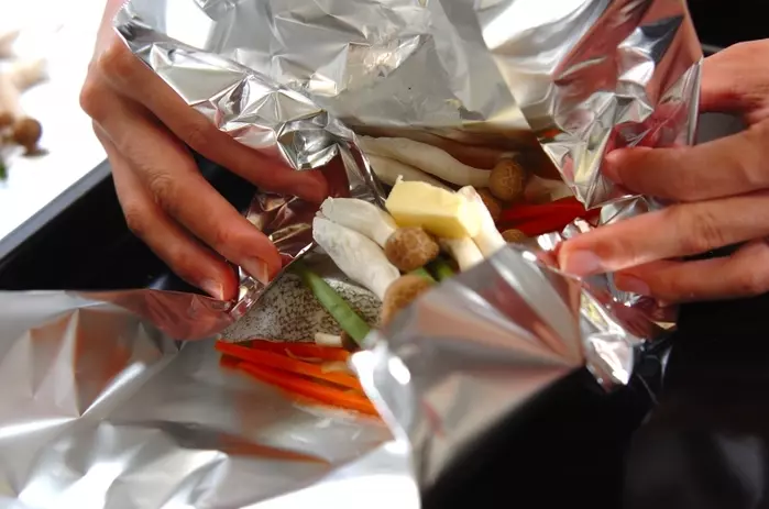 魚のホイルバター焼きの作り方2