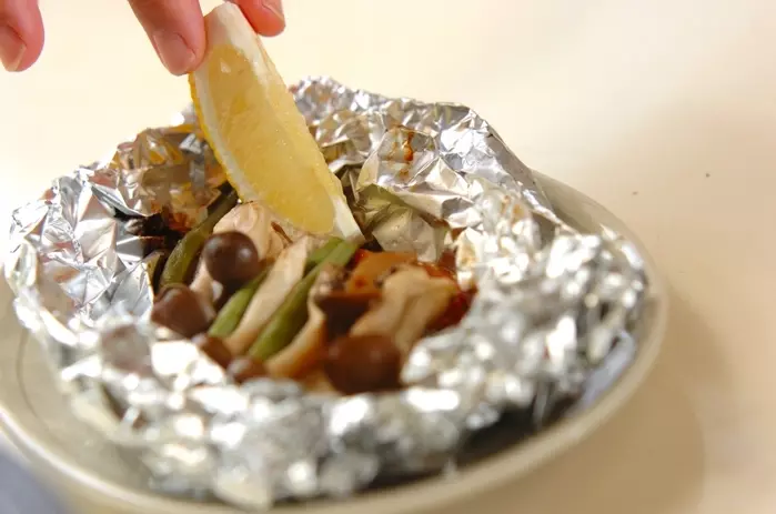 魚のホイルバター焼きの作り方3