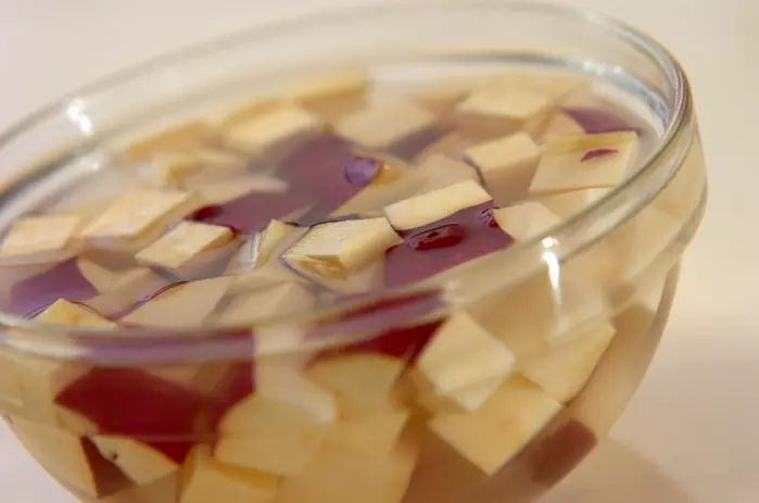 ほっくり甘い！サツマイモの炊き込みご飯の下準備2