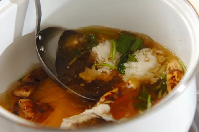 松茸とハモのお吸い物の作り方2