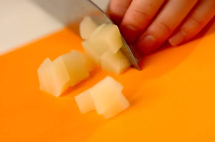 ピーチミルクプリンの作り方3