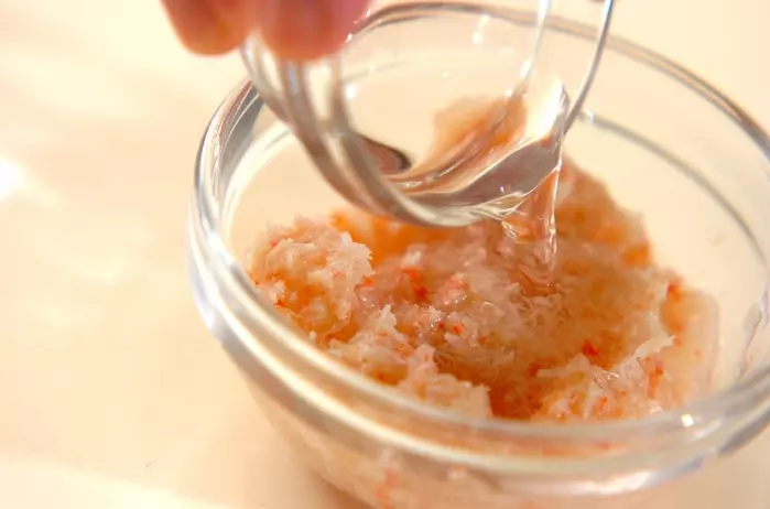 カニタマの下準備1