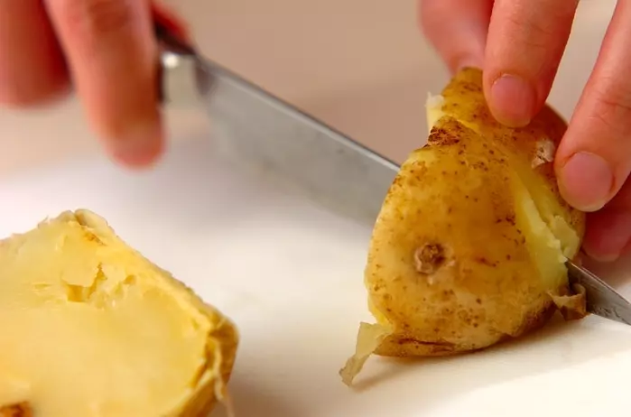 鮭のチャンチャン焼きの下準備1
