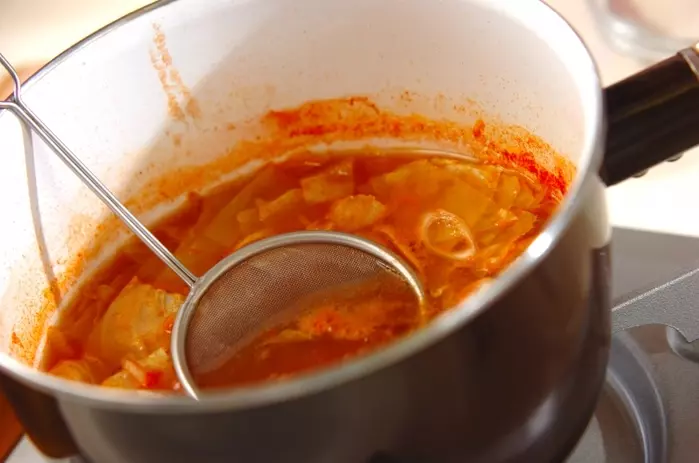 チキントマトスープの作り方2