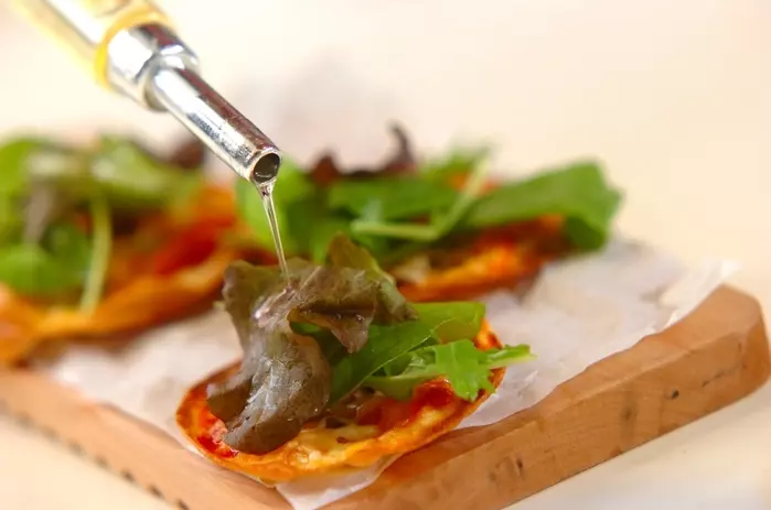 ミニサラダピザの作り方2