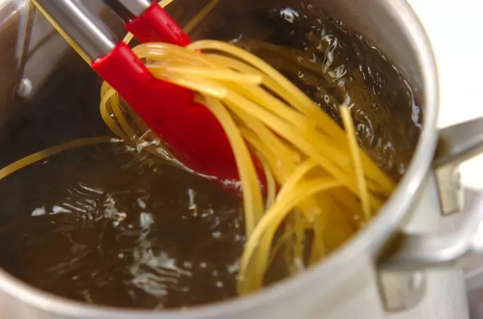 パンプキンクリームパスタの作り方1