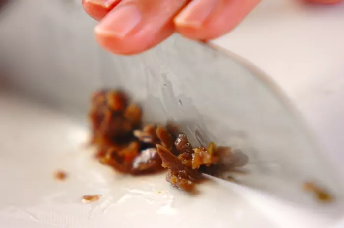 ミニサラダピザの下準備1