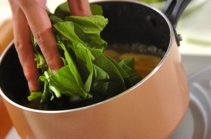 スパイシーホウレン草ポタージュの作り方3