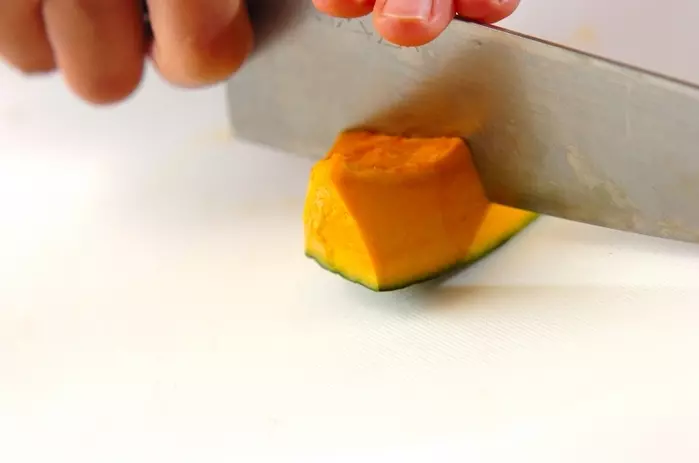 カボチャの煮物の作り方1