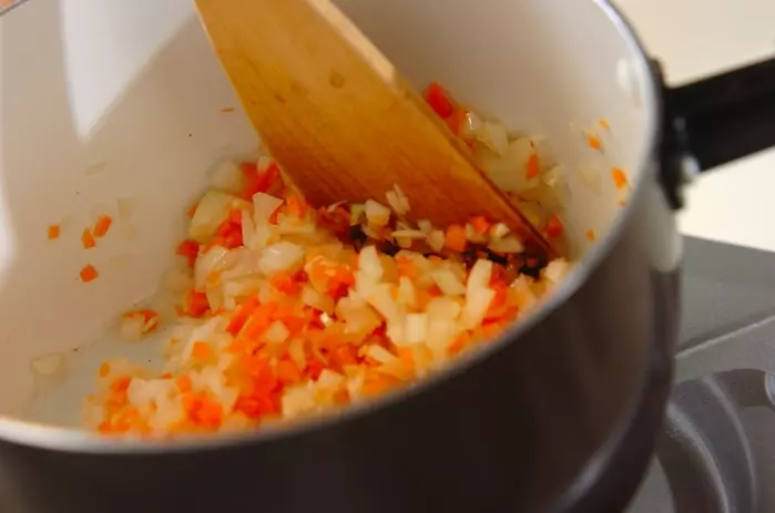 アサリのミネストローネの作り方2