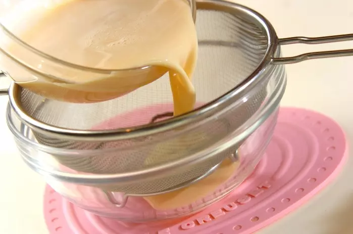 黒蜜の豆乳プリンの作り方1