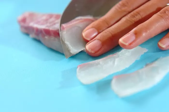 簡単華やか 鯛のカルパッチョby崎野 晴子さんの下準備1