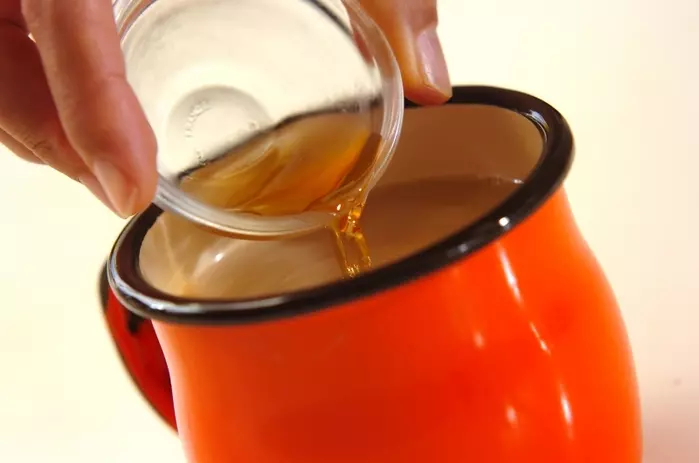 ブランデー入りカフェオレの作り方1