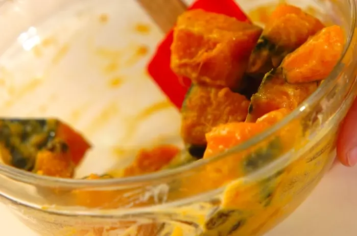 カボチャのヨーグルトサラダの作り方2