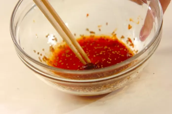 韓国風白髪ねぎのコチュジャン和え(パジョリ)サムギョプサルに欠かせないの作り方2