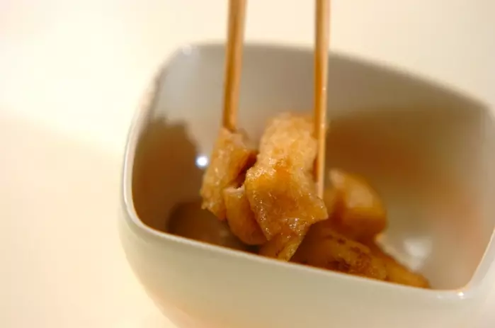 ゴボウと油揚げの煮物の作り方2