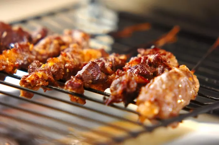 牛ロースの串焼きの作り方2