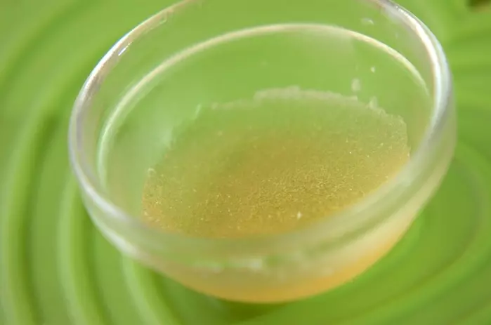 日本酒シャーベットの下準備1