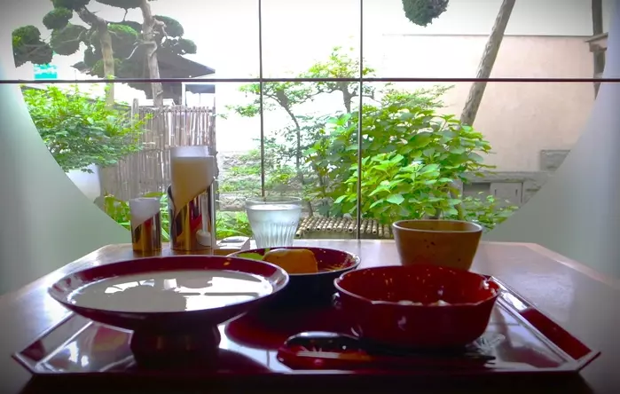 蔵喫茶 杏_中庭