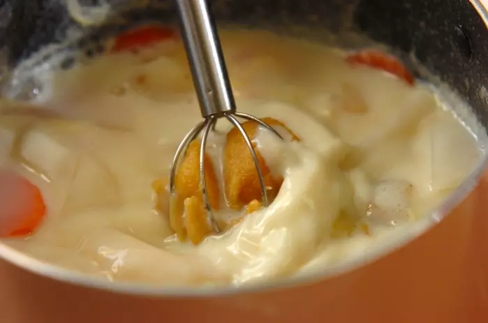 豆乳白みそお雑煮の作り方2