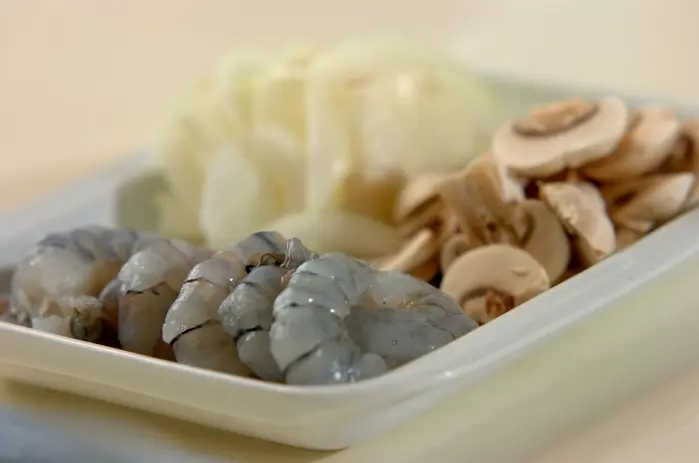 エビグラタンの下準備2