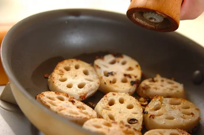 レンコンステーキの作り方2