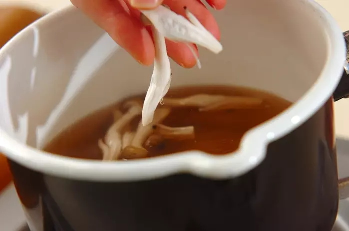 温かい ひやむぎのお吸い物 何度でも食べたくなるの作り方1