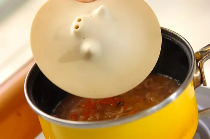 切干し大根とツナの煮物の作り方2