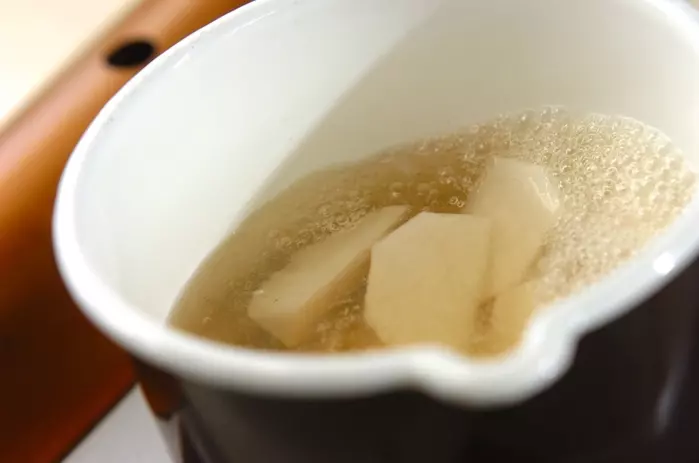 カブのみそ汁の作り方1