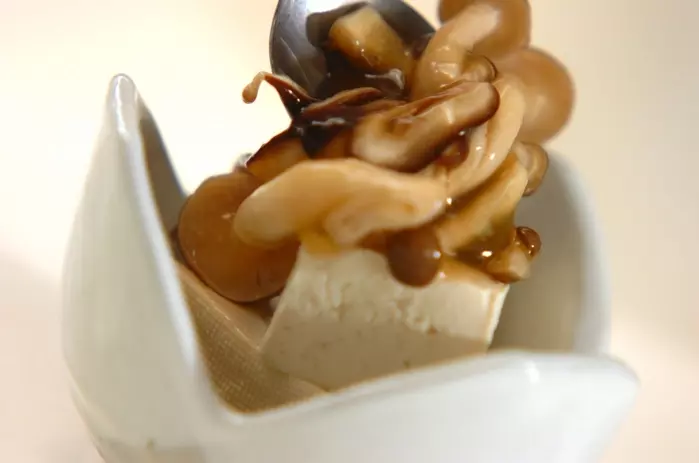 あったか豆腐のきのこあんの作り方1