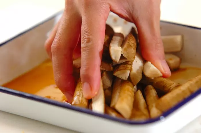 ゴボウの唐揚げの作り方1