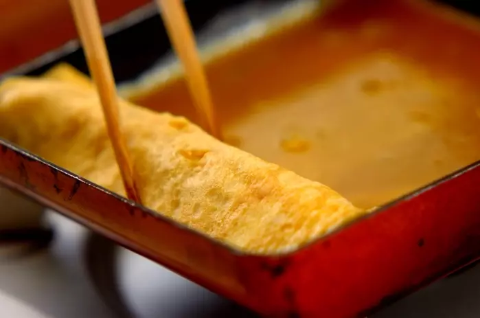 だし巻き卵の作り方2