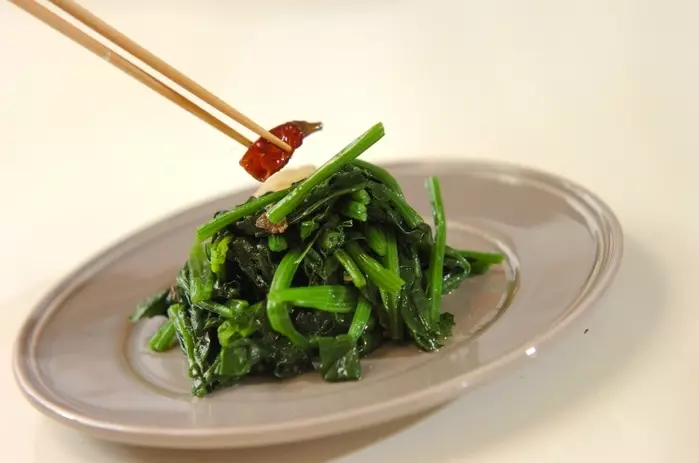 基本のアーリオオーリオ ニンニク香るほうれん草 by保田 美幸さんの作り方5